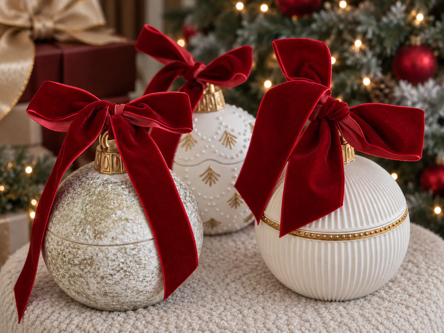 Heirloom — velas de natal, pormenor 5