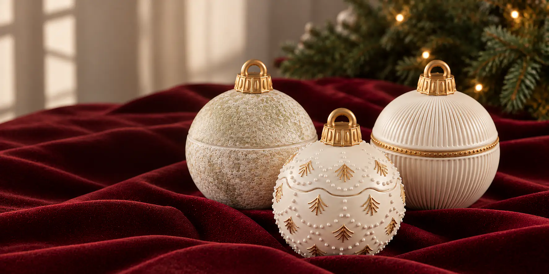 A nossa coleção de velas de Natal